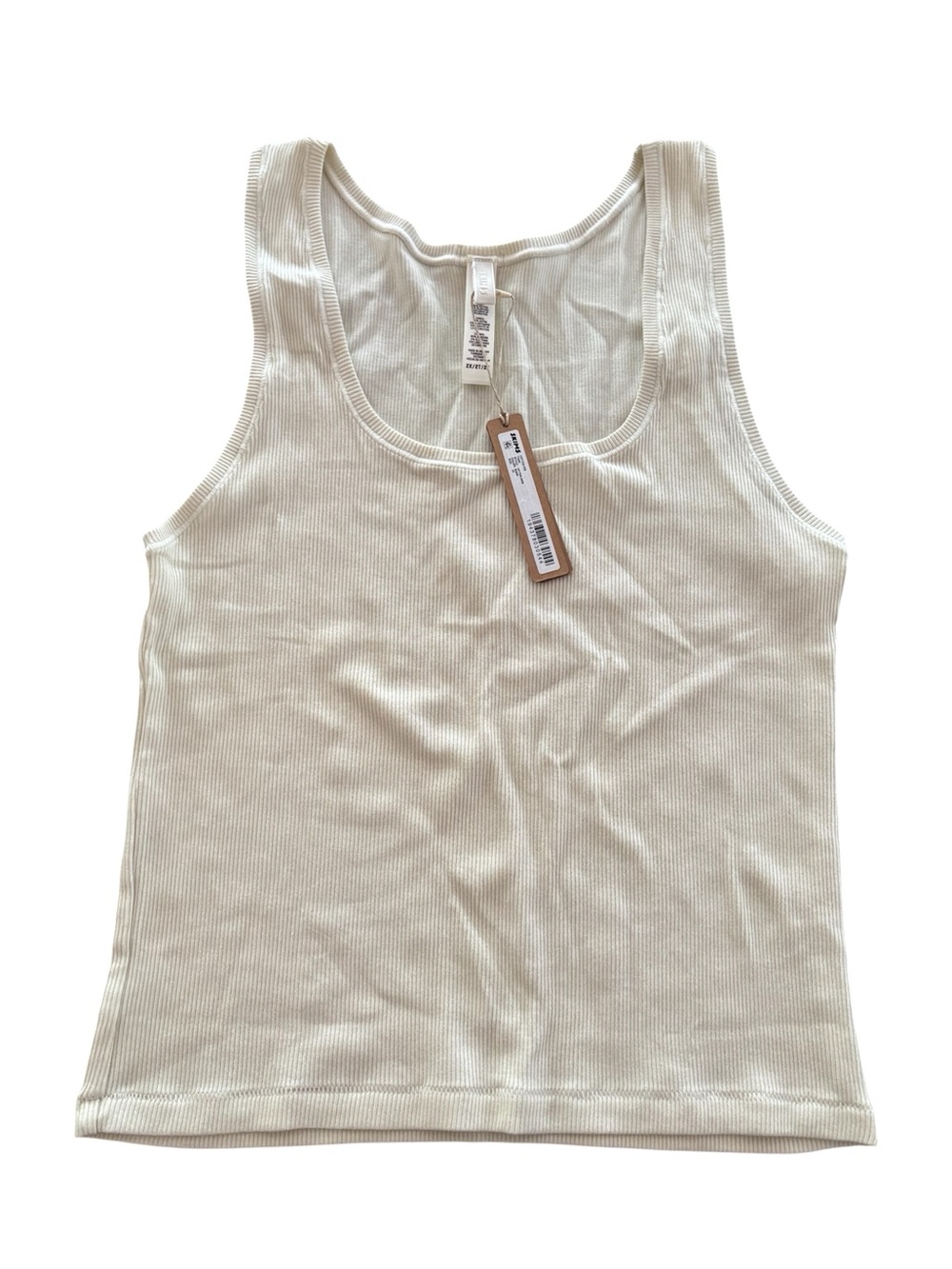 Skims Ribbed Cotton Tank Top - size 2X